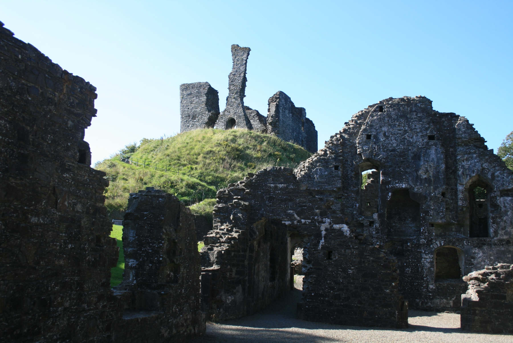 Okehampton Castle Ruins, Okehampton, UK